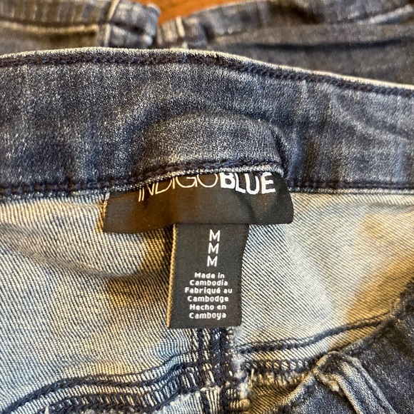 - Indigo Blue Maternity Jeans - Picture 2 of 3